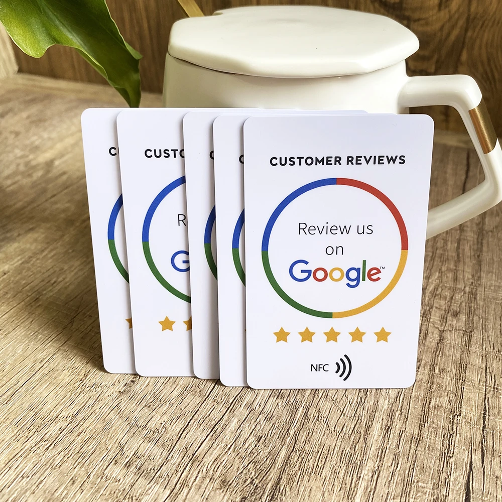 NFC Tap Review Cards Google Trustpilot Tripadvisor Yelp Customer Reviews Card Increase Your 5 Star Ratings for your Business