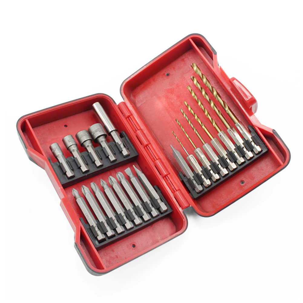 

Набор из 21 профессионального сверла-насадки с адаптером для дрели, ручной инструмент для работы по дереву и пластику