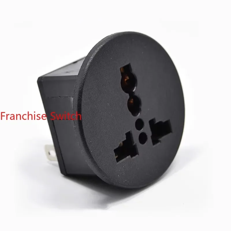 

10PCS SS-801-1 Round desktop recessed socket, countertop wiring snap-in continuous power supply