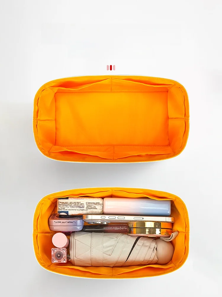 Waterproof Dupont Paper Dog Tooth Bag Inner  Storage Bag for Goya Wash Bag Shockproof Cubic Style Cosmetic Bag for Women