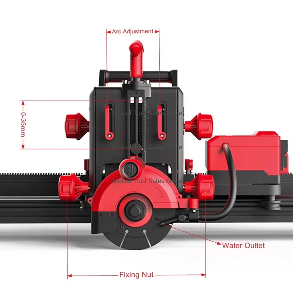 

9510 Automatic Electric Tile Cutting Machine (3200mm, 45° Cut for Large Porcelain Slabs)