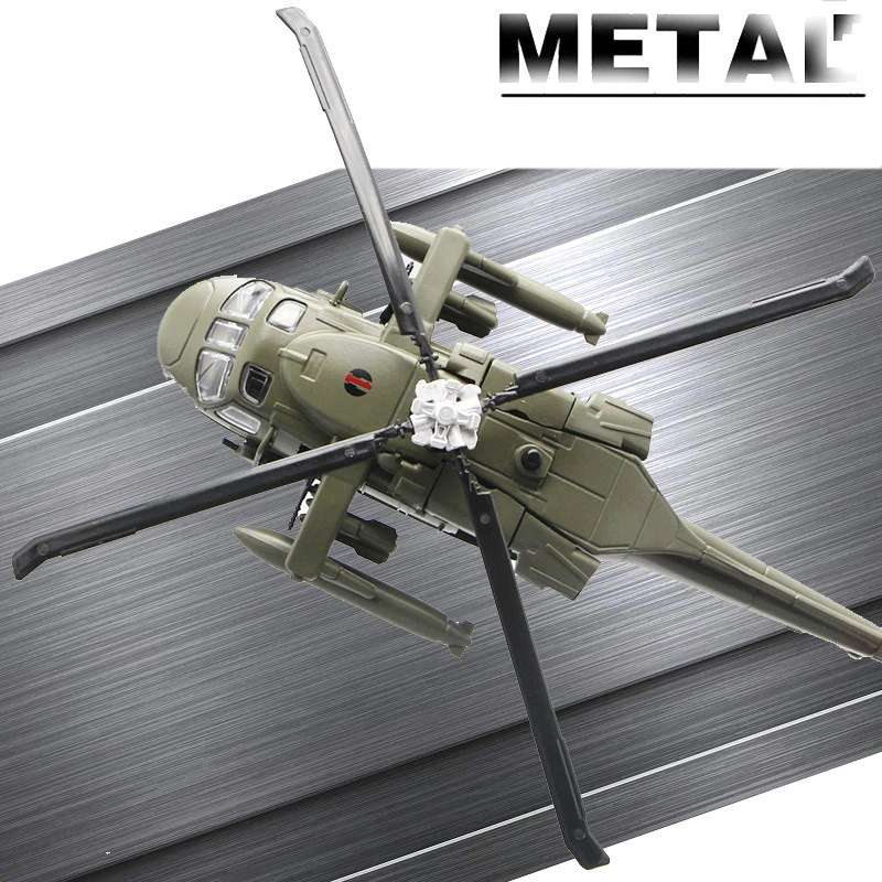 Helicópteros de aleación de utilidad Hawk UH-60 negro americano, modelo de avión, militares de Metal, modelo volador, sonido y luz, juguete para regalo para niños