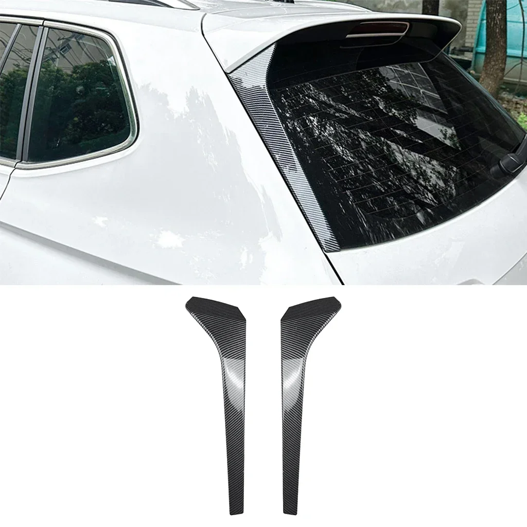 

New！ Gloss Black Rear Window Side Spoiler Wing For Volkswagen Tiguan Rline MK2 2017+ ABS Trunk Spoiler Canard Splitter