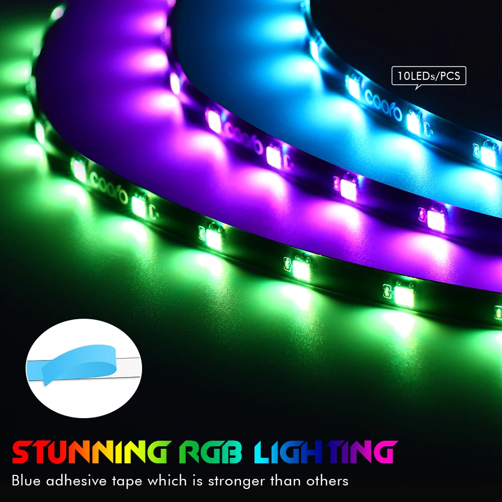 Dla Corsair iCUE listwy RGB Led oświetlenie 5V indywidualnie adresowalne Led PC paski współpracuje z węzłem oświetleniowym Pro/Commander Pro