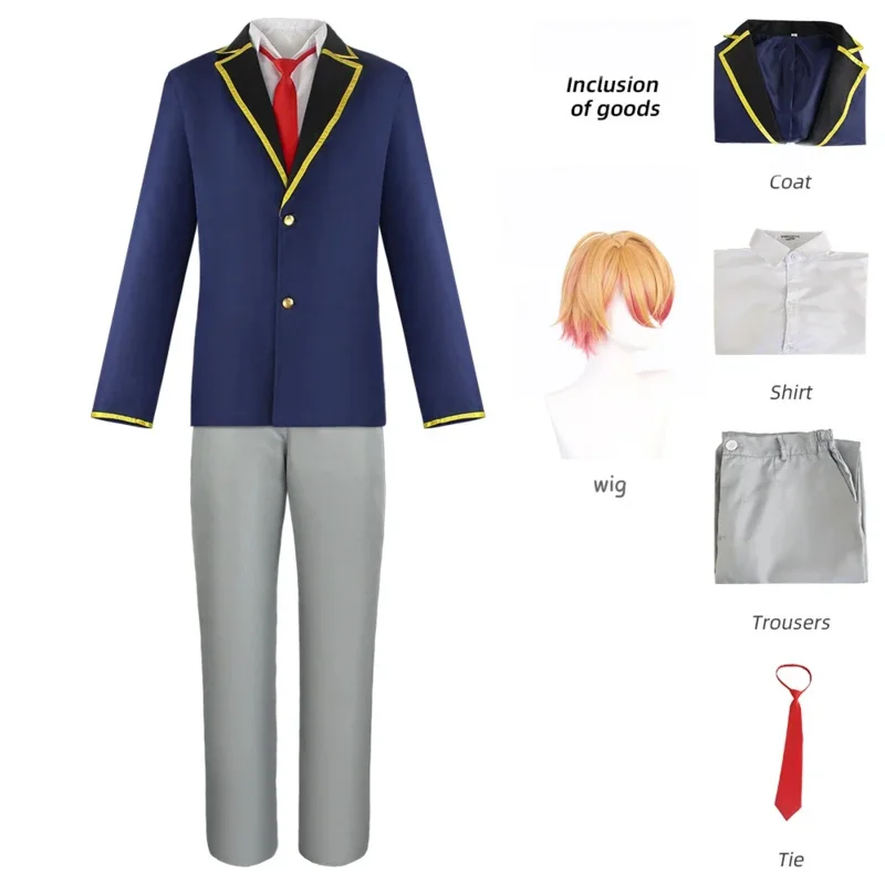 Hosh37Akuamarin Cosplay Costume pour Femme, OSHI NO KO, Uniforme de Carnaval, Perruque Anime, Costumes d'Halloween