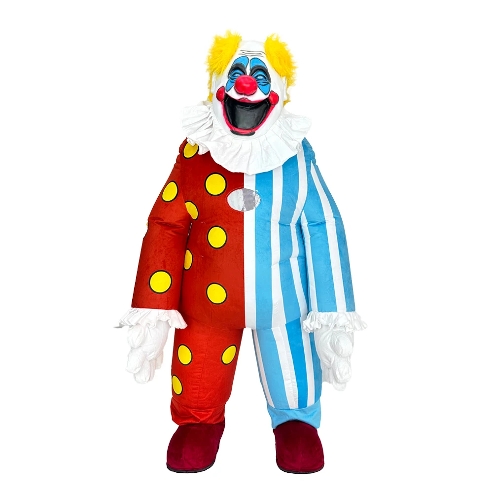 

Funny Joker Inflatable Costume Mascot Adult Parade Entertainment Halloween Carnival Party Character Cosplay Set
