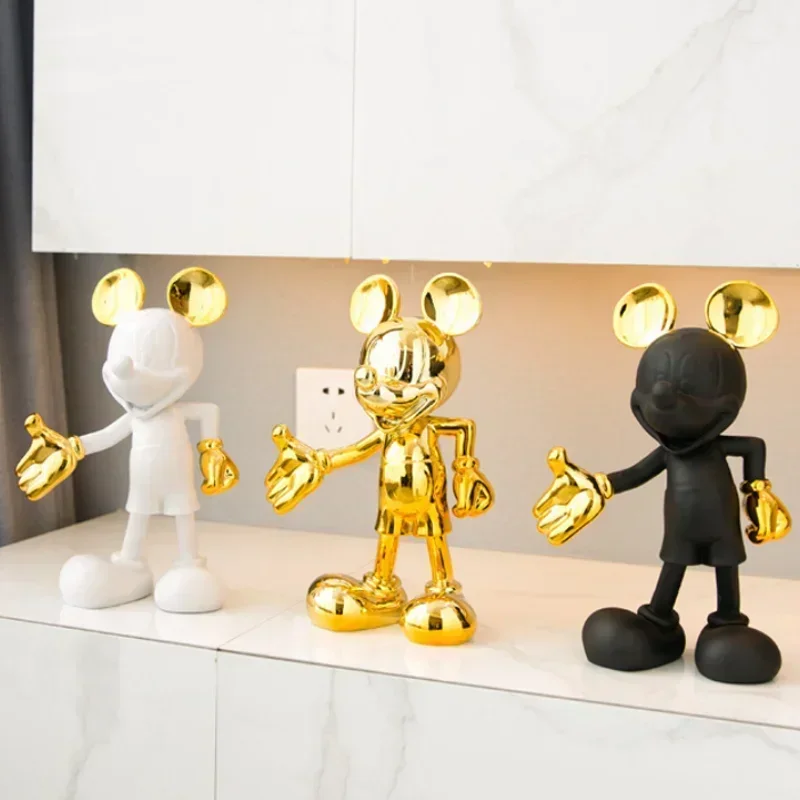 

Disney Mickey Minnie Mouse 20-29cm Figure Kingdom Hearts Action Figurines Ornament Resin Collection Doll Birthday Gift