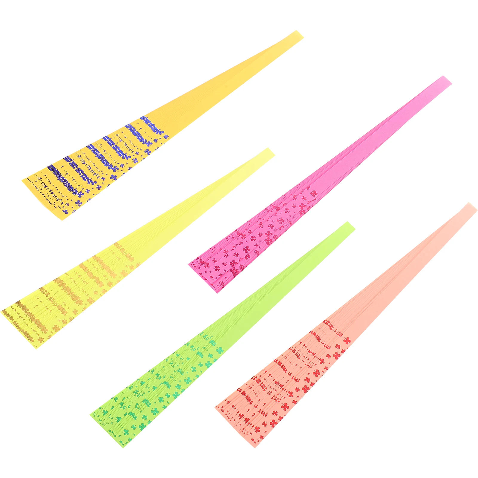

10 Bags Star Origami Paper Strips Fluorescent Colors DIY Craft Gift Star Folding Paper Strips Party Decoration
