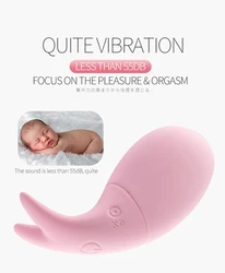 Vibrating Egg Fish Female Silent Invisible Wearable Mini Wireless Remote Control Flirting Sex Toys Vibrator Sex Toys for Women