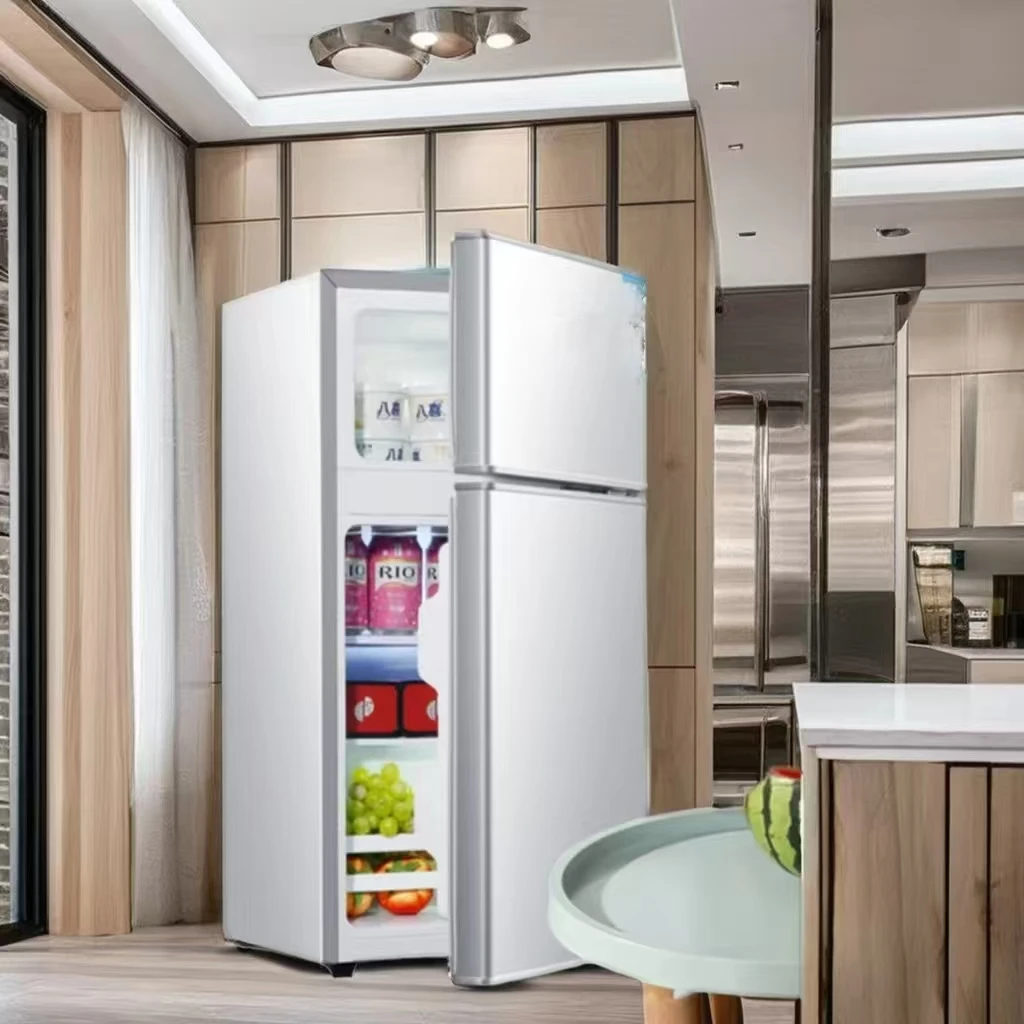 Intelligent temperature sensing and automatic adjustment saves electricity and saves your heart. double door fridge for home