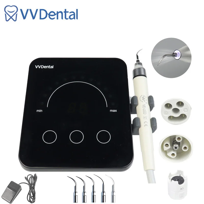 Ultrasonic Dental Scaler Machine For WOODPECKER Handpiece LED Cable Endo Perio Dental Scaling Dentist Teeth Whitening