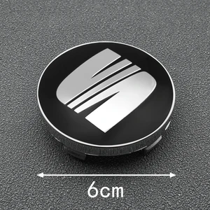 Car Cube Cub Caps Style Caps, Badge Cover Kidney, Seat FR, Cupra, Leon 2, MK2, 5F, Ibiza, Altear, Alhambra, Exeo, 60mm, 4pcs 8 Main Sales Centers Seat FR - №5