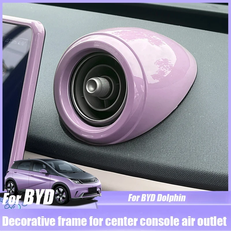 

For BYD Dolphin Central Control Navigation Display Air Outlet Decorative Stickers Car Interior Modification Accessories