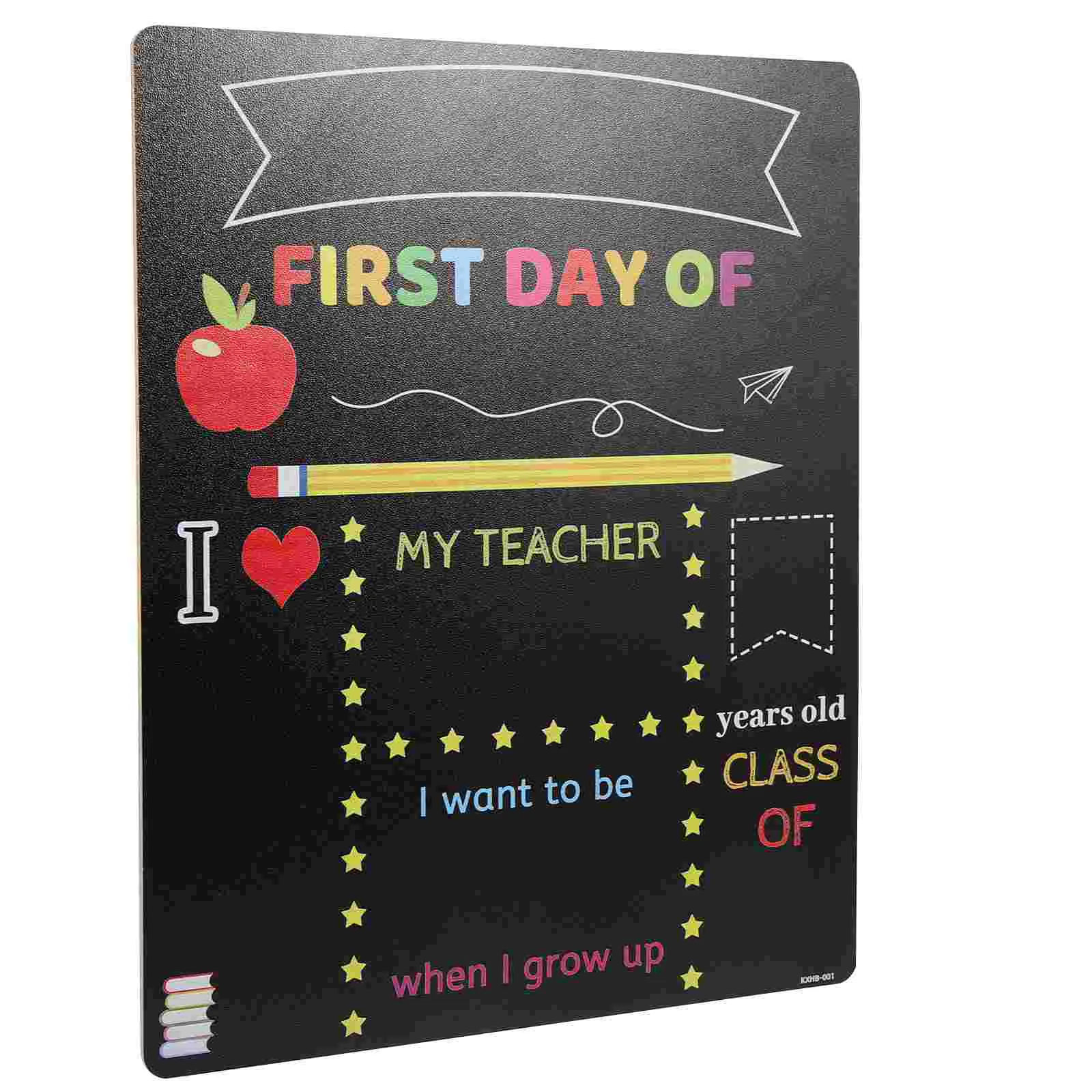 Double-sided School Board Children Supply Sign Erasable Chalkboard Back-to-school Season Kids Multi-function