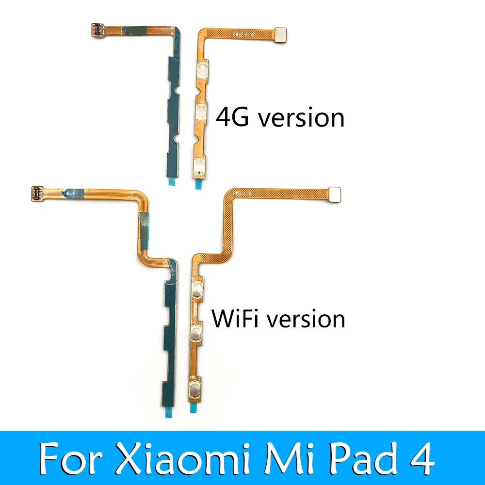 For Xiaomi Mi Pad 4 Pad4 Power Volume Side Button Key TelePhone Phone Parts Replacement Mobile tele Repair