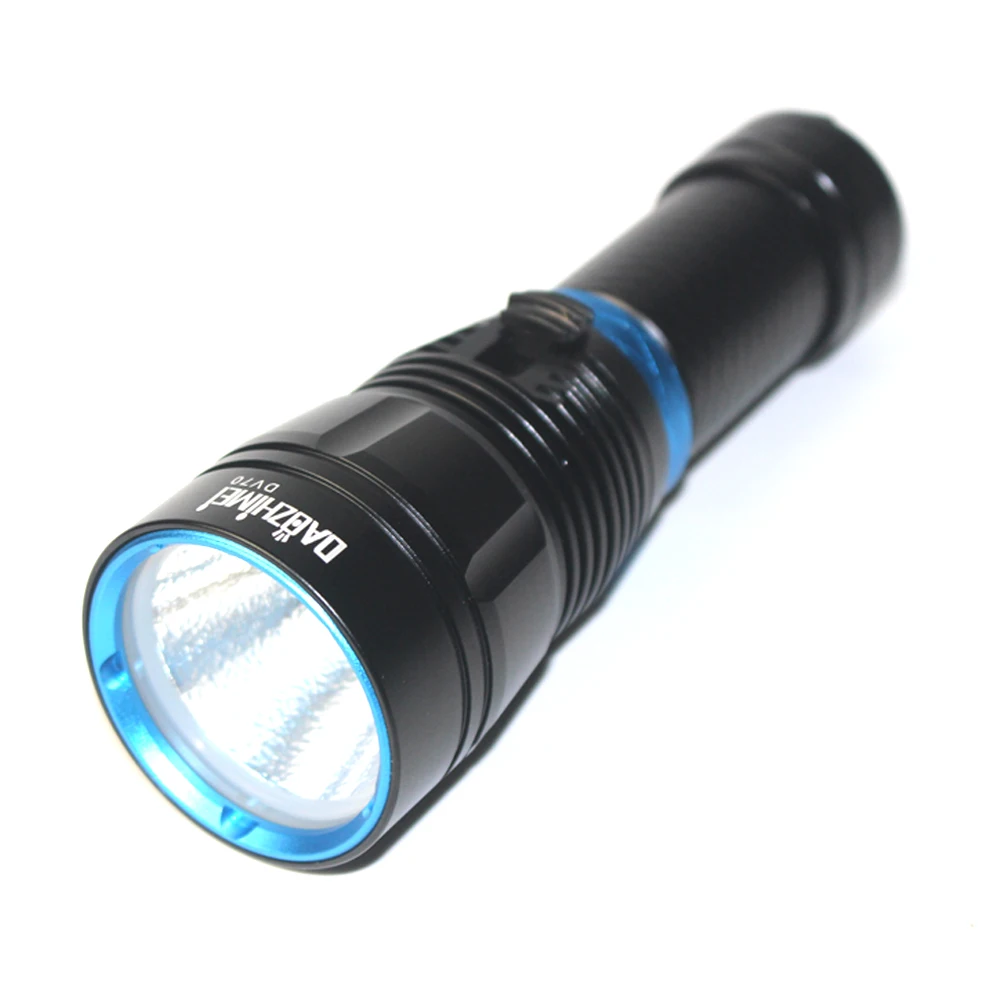 5000 Lumens LED Dive Light XHP70 Diving Flashlight IPX8 Waterproof Torch By 26650 Battery Underwater 80 Meter Deep Sea Lamp