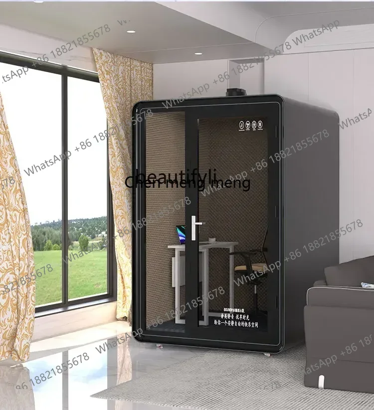 new Soundproof Room Home Telephone Booth Recording Studio Piano Mobile Disassembly Room Karaoke Mute Room ss 8617