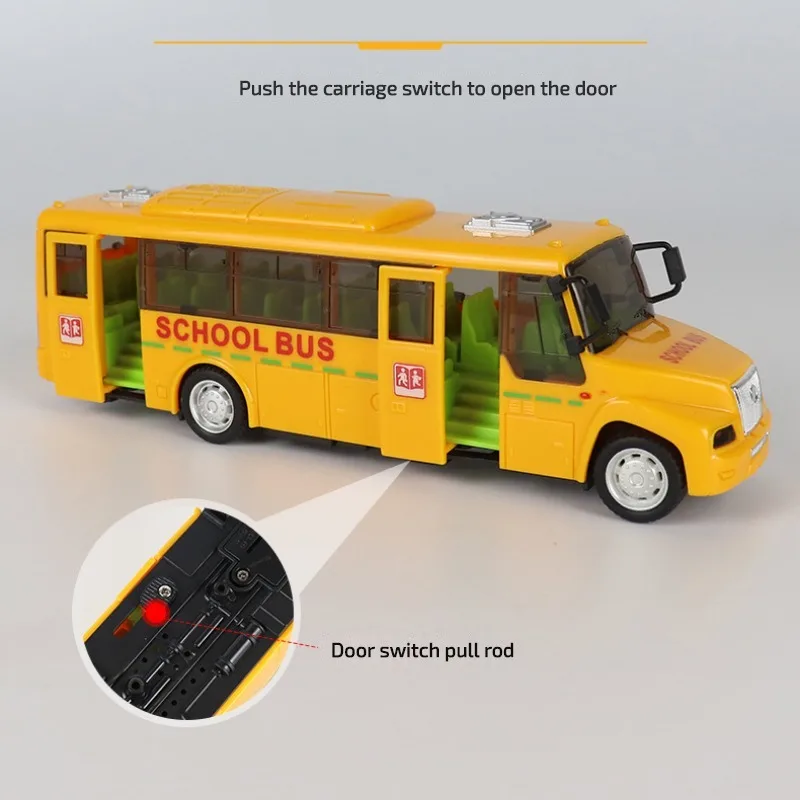 Children\'s Toys Cars Toy for Kids Mini Car Model Train CRH School Bus Vehicle Models Miniature Car Gifts for Boys and Girls