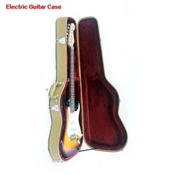 Electric Guitar Hardshell Case â Acoustic Hardshell Carrying Case for ST/TL Style Electric Guitars with Latch Padding