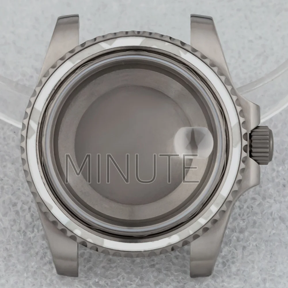 

Titanium NH35 NH35A Dive Watch Case 40mm for NH36 NH38 ETA2824 PT5000 Men Watch 100m Waterproof Sapphire Glass Watch Accessories