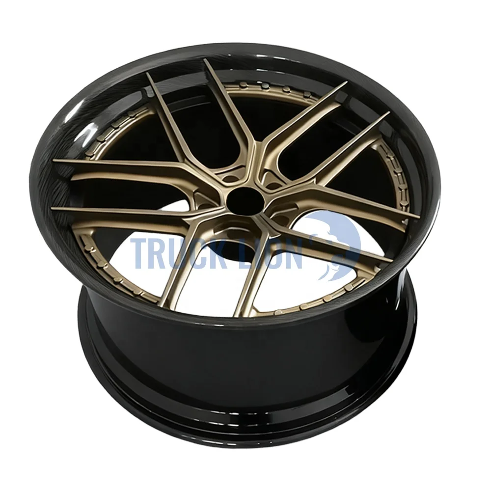 Novo Design de Roda de Fibra de Carbono Forjada de 18-24 Polegadas, Aro Leve de Liga para Modificação de Carros Esportivos de Luxo