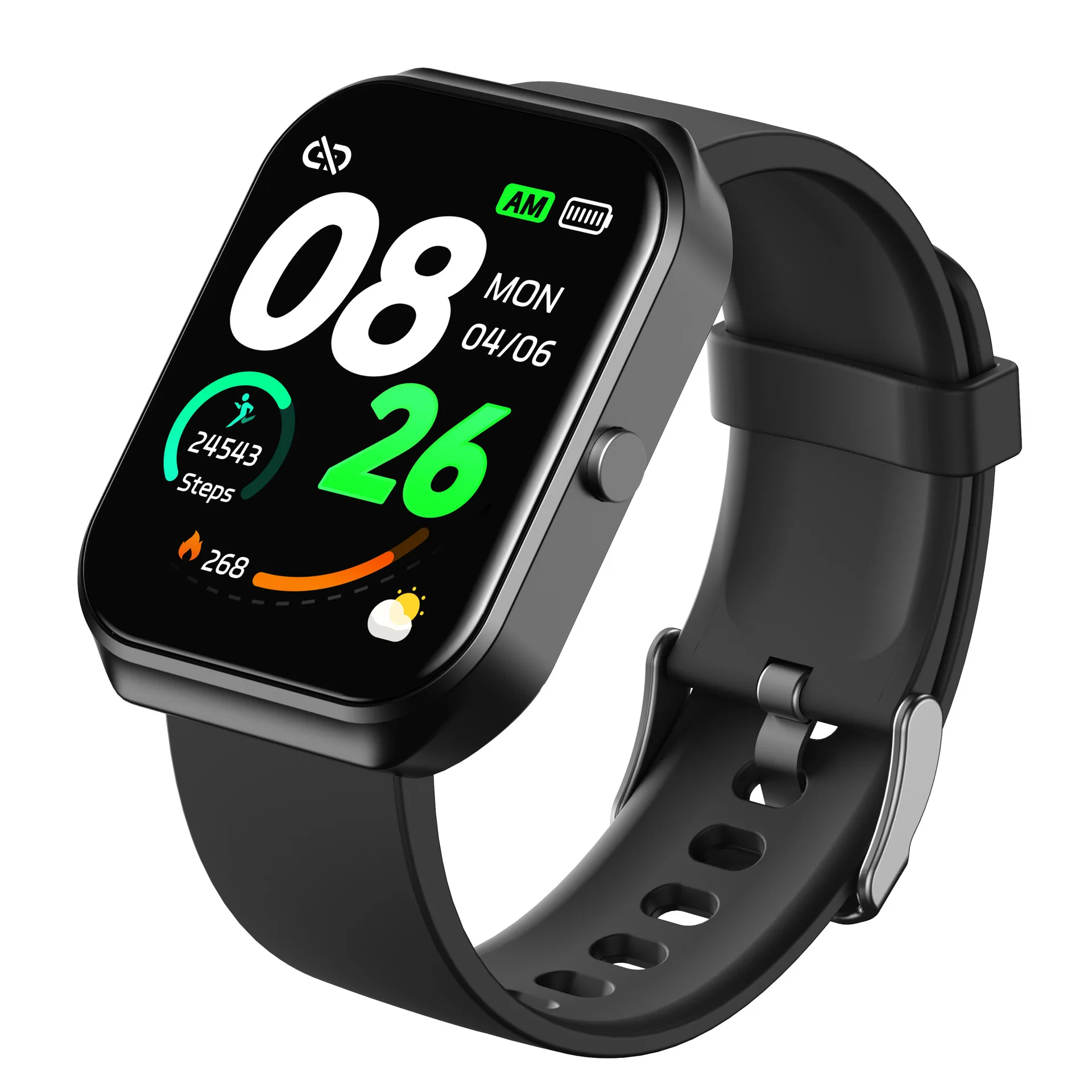 

2024new arrival Heart rate heart rate blood oxygen sleep monitoring HRV stress mood monitoring women's health sport smart watch