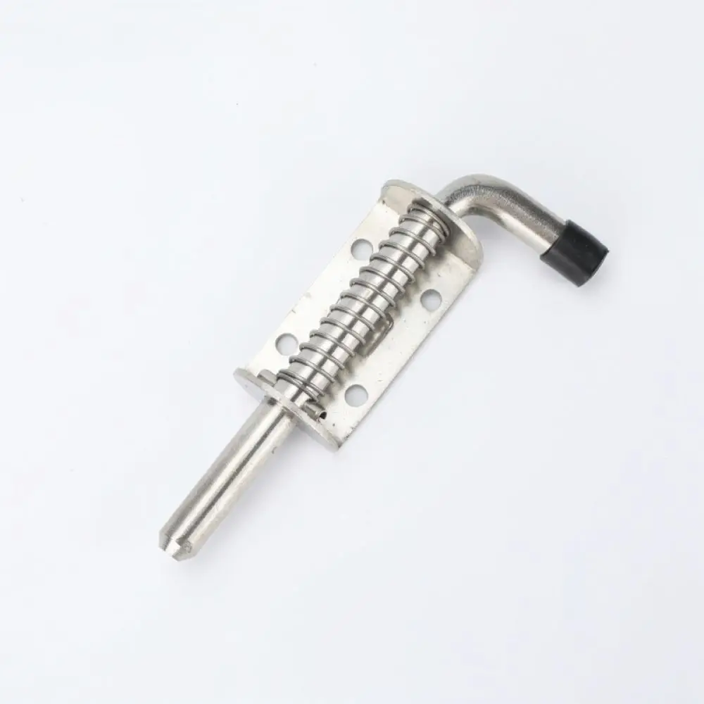 Reinforced Weld On Spring Bolt Latch Hinge Stainless Steel Pivot Lock For Door Gate Cabinet Security Fastener Fitting
