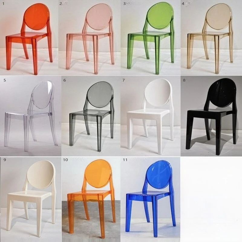 Wholesale Victorian Banquet Crystal Plastic Rental Clear Acrylic Transparent Ghost Hotel Chair for Events