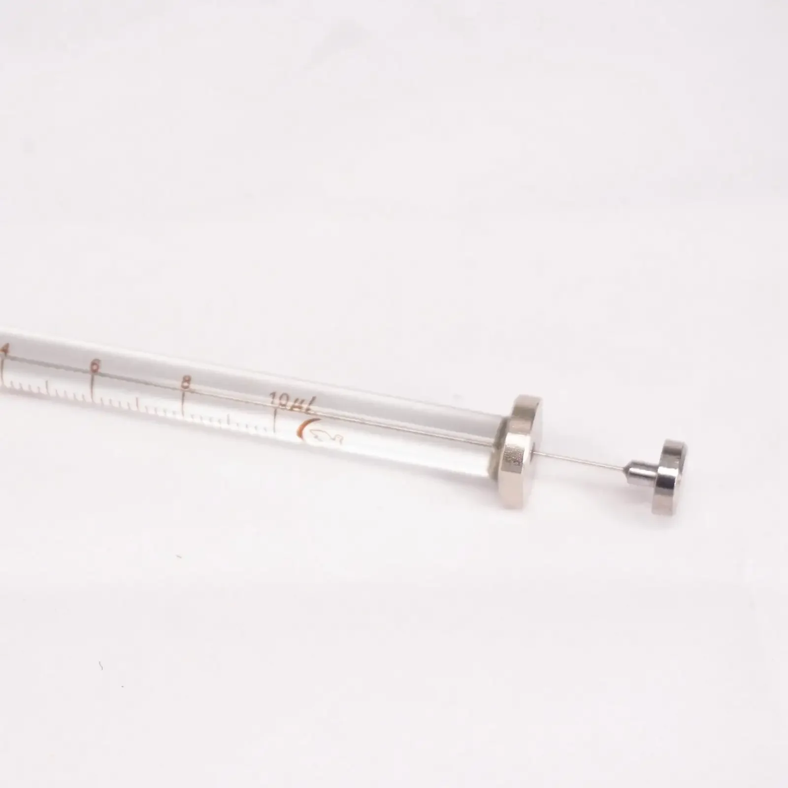 Seringa de microlitro 10ul Injetor cromatográfico líquido com ponta cônica