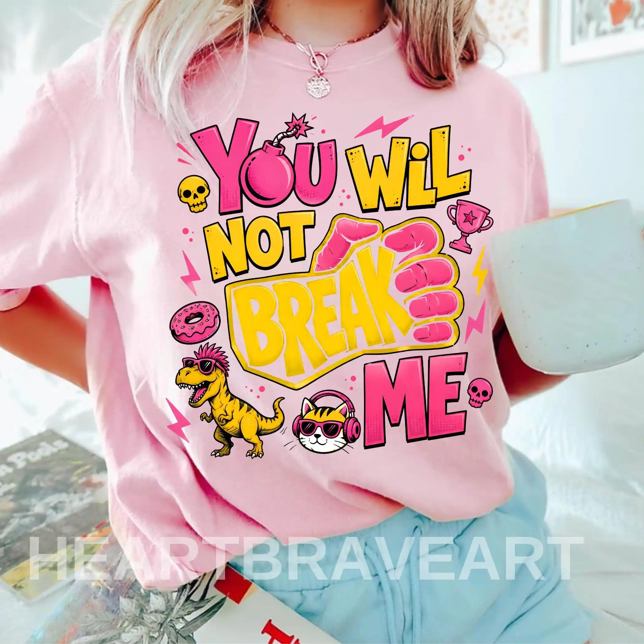 You Will Not Break Me New Achievement, Princess Donut and Mongo,  Dungeon Crawler Carl Shirt, This Is An Outrage Shirt, Gift