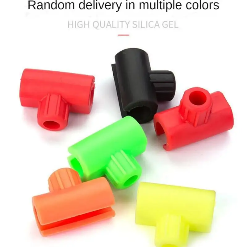 2PCS Simple Fishing Tackle Silicone Connector Craftsmanship Select Materials Durable And Durable