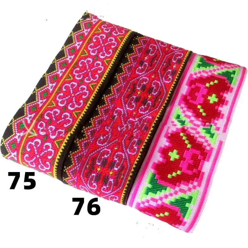 شريط جاكار على الطراز العرقي من البوليستر ، دانتيل حياكة الملابس بنفسك ، إكسسوارات الملابس ، حزام
