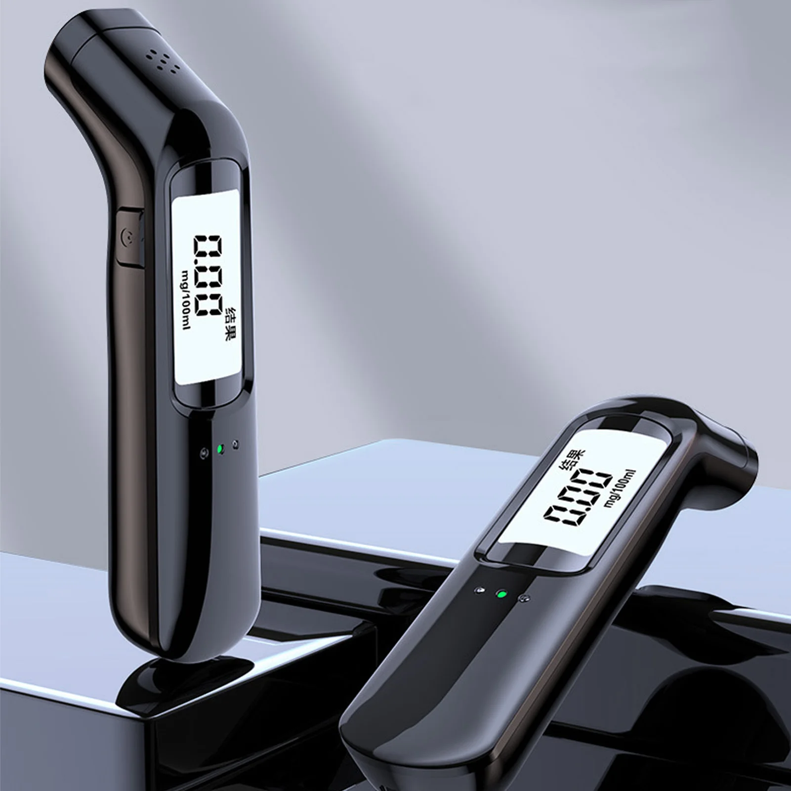 

Alcohol Tester Drunk Driving Tester Breath Alcohol Tester LCD Display Voice Broadcast Non Contact Blowing Drunk Driving Detector