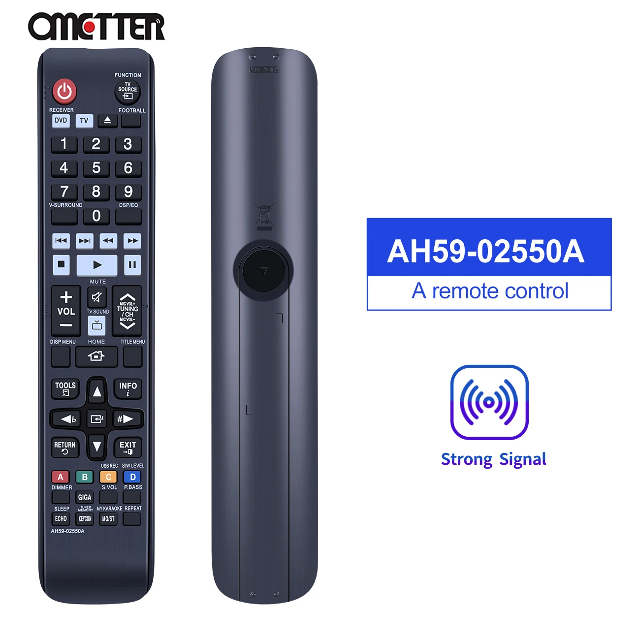 New AH59-02550A Remote Control Fit for Samsung Home Theater HT-F450K HT-F453K HT-F453HK