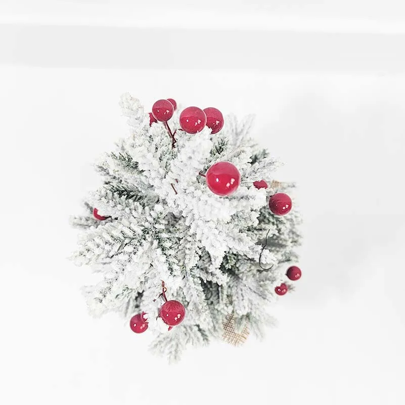 43cm Christmas Tree White Flocking Snow Tree Spray Ice Decoration