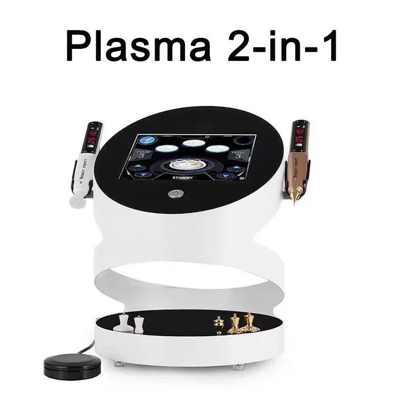 Salon de beauté à l'ozone plasma 2 en 1 pour réduire les imperfections, les cicatrices d'acné et les ridules