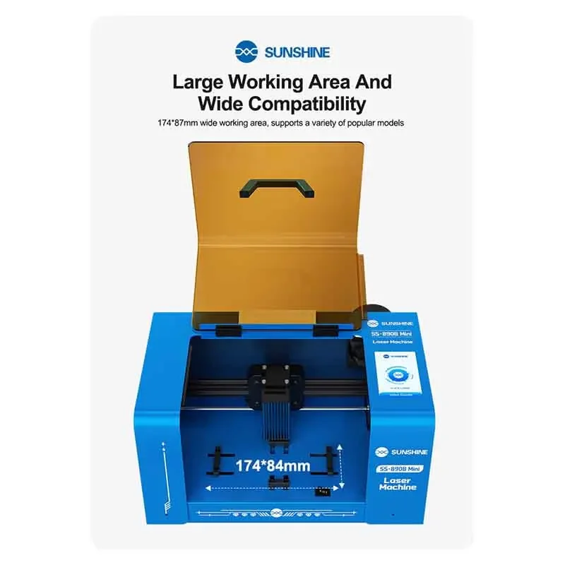 サンシャイン SS-890B ミニ多機能レーザー画面剥離機 スクリーンスタンド ガラス背面カバー接着剤除去レーザー機