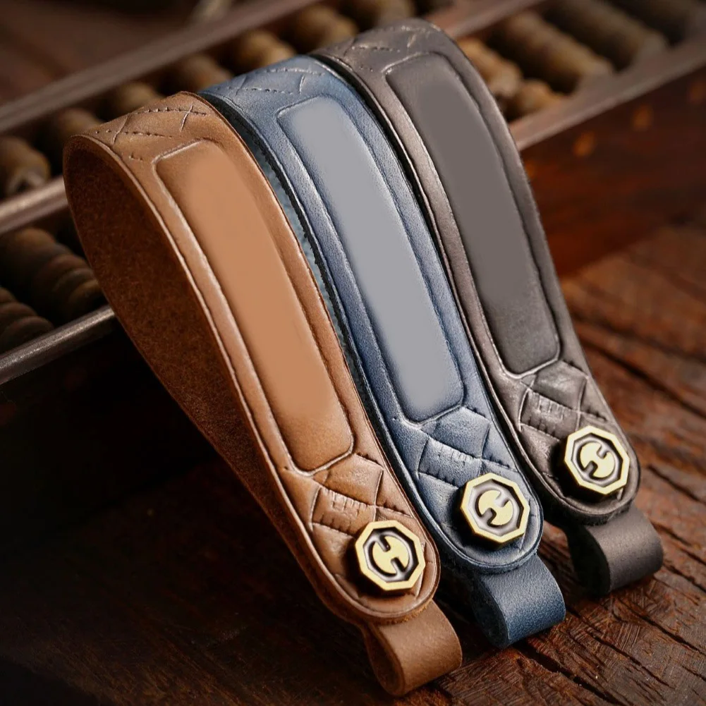 For JETOUR G700 T2/T1 Keyless Entry Leather Car Key Case 3 Colors  Cowhide Leather Protective Cover Anti-Scratch Wear-Resistant
