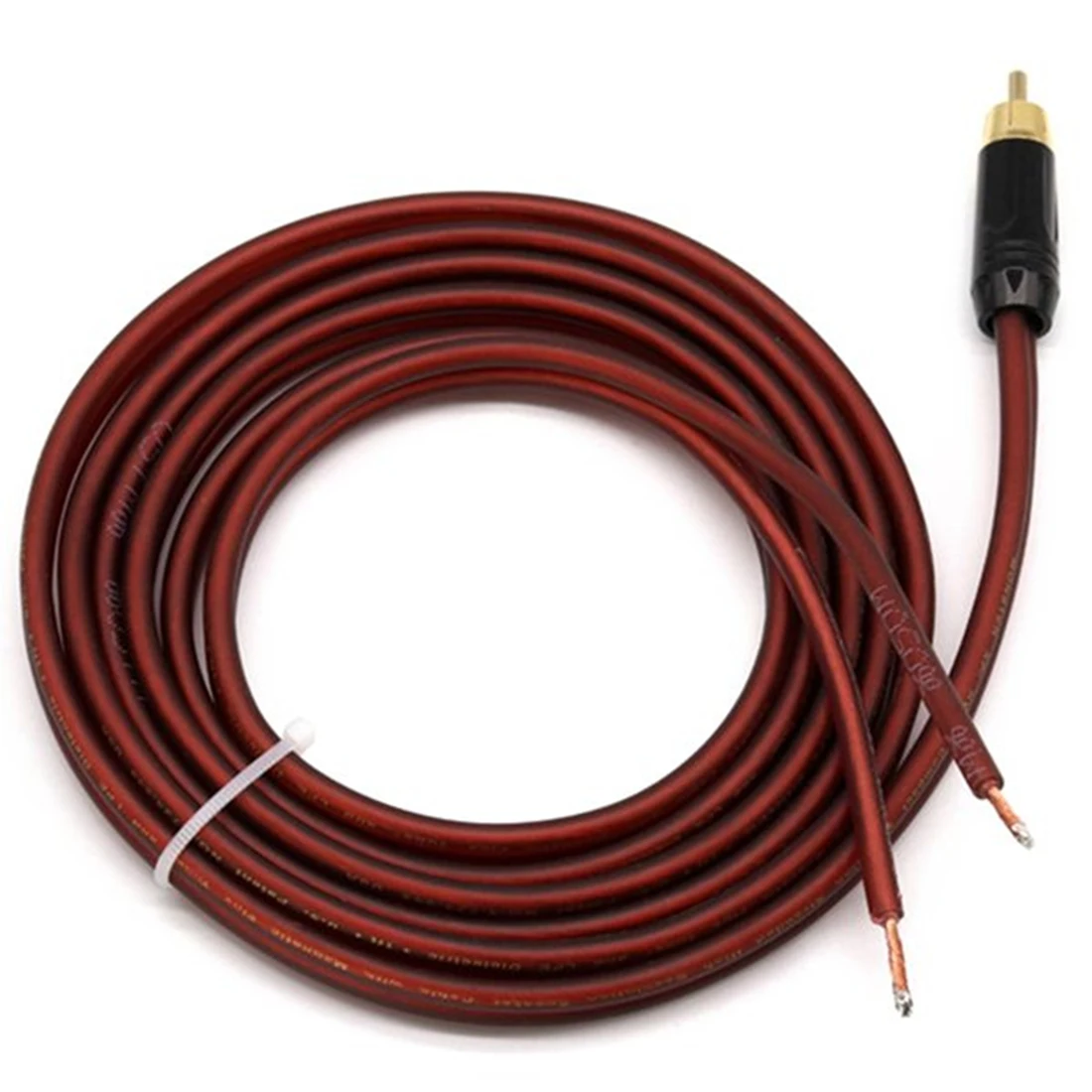 FFYY-2Pcs RCA كابل مكبر الصوت سلك مكبر الصوت سلك إلى قابس RCA ، استبدل محول موصل قابس RCA إلى سلك مفتوح الصوت العاري
