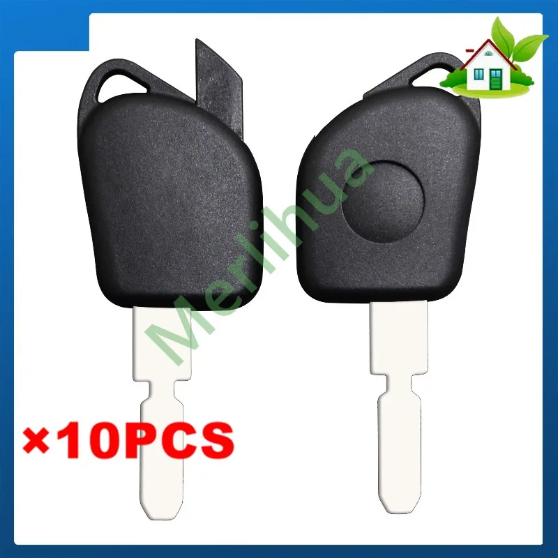 FOR Peugeot 406 Car Chip Remote Key Fob Shell Replacement Secondary Key Housing Case With Extractable Inner Core