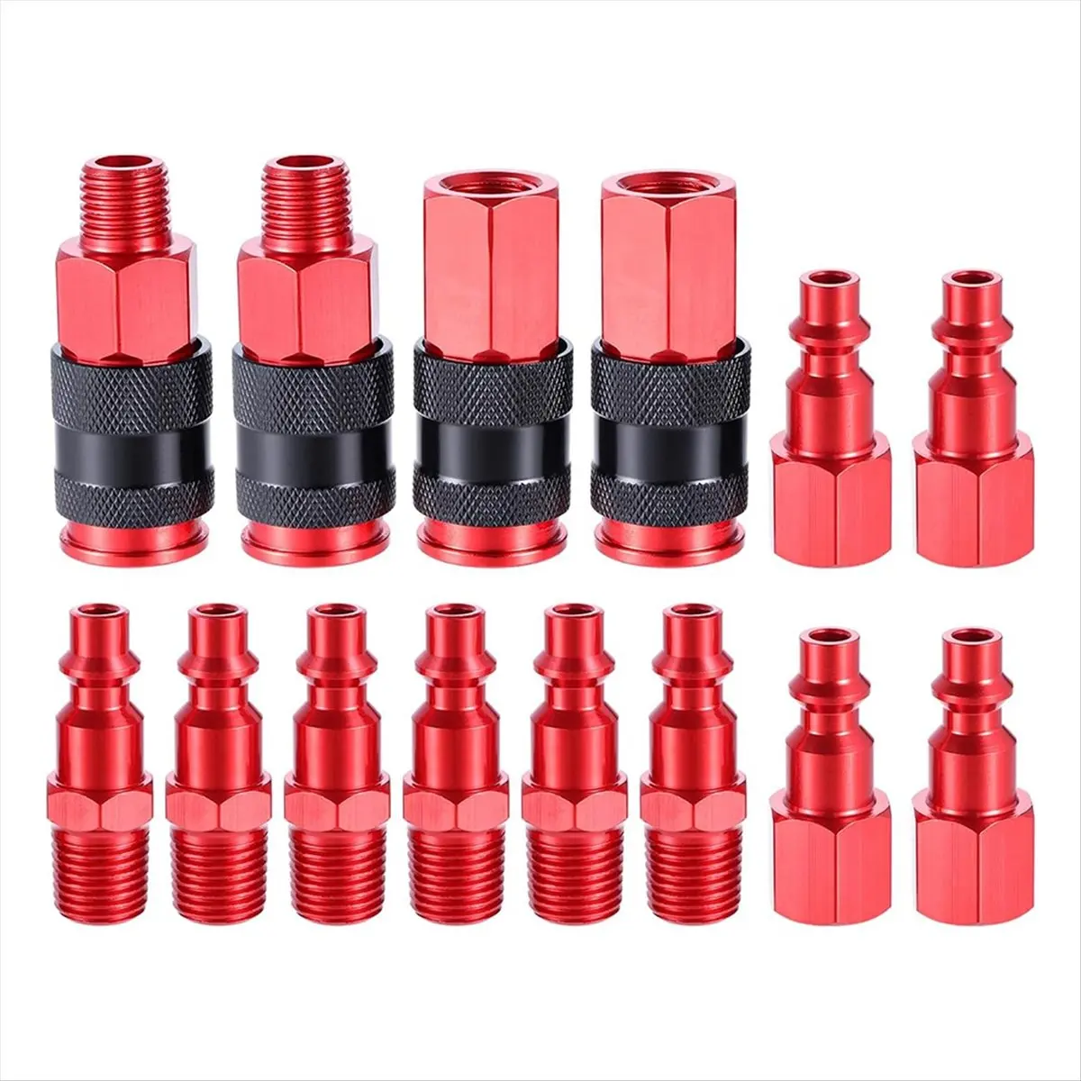 Quick Connect Air Hose Fittings, 1/4
