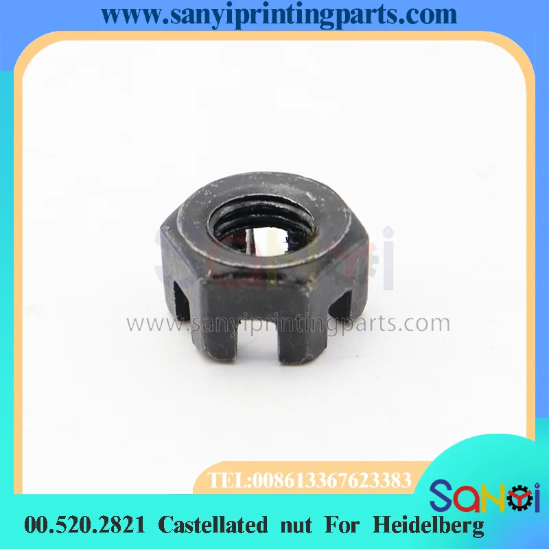 Castellated Nut 00.520.2821 for SM102 CD102 SX102 Offset Printing Machine Fastener Parts