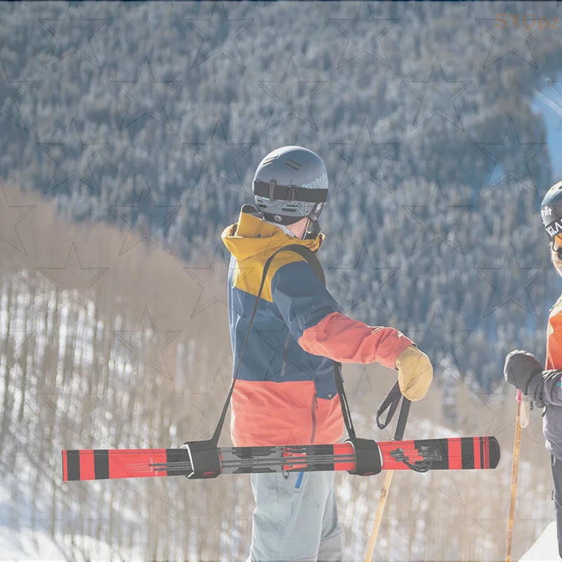 

Регулируемый плечевой ремень для лыжной палки Нейлоновый переносной защитный крючок для ручной ресницы Петля; Черный нейлоновый ремень с ручкой для лыжной палки