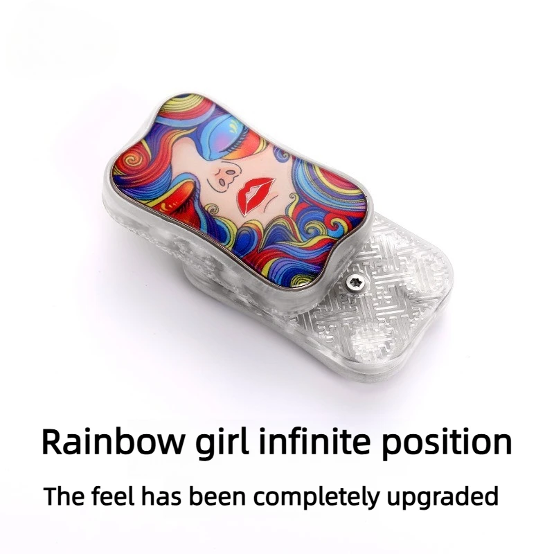 لعبة تخفيف الضغط على بطاقة الإصبع غير محدودة لفتاة قوس قزح مغناطيسية جديدة من CJEDC #2
