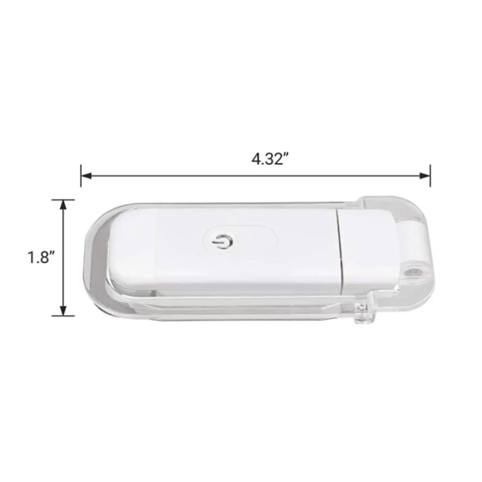 4x LED Light Clipped to Book Rechargeable Desk 90° Lamp Kids Readers Reading in