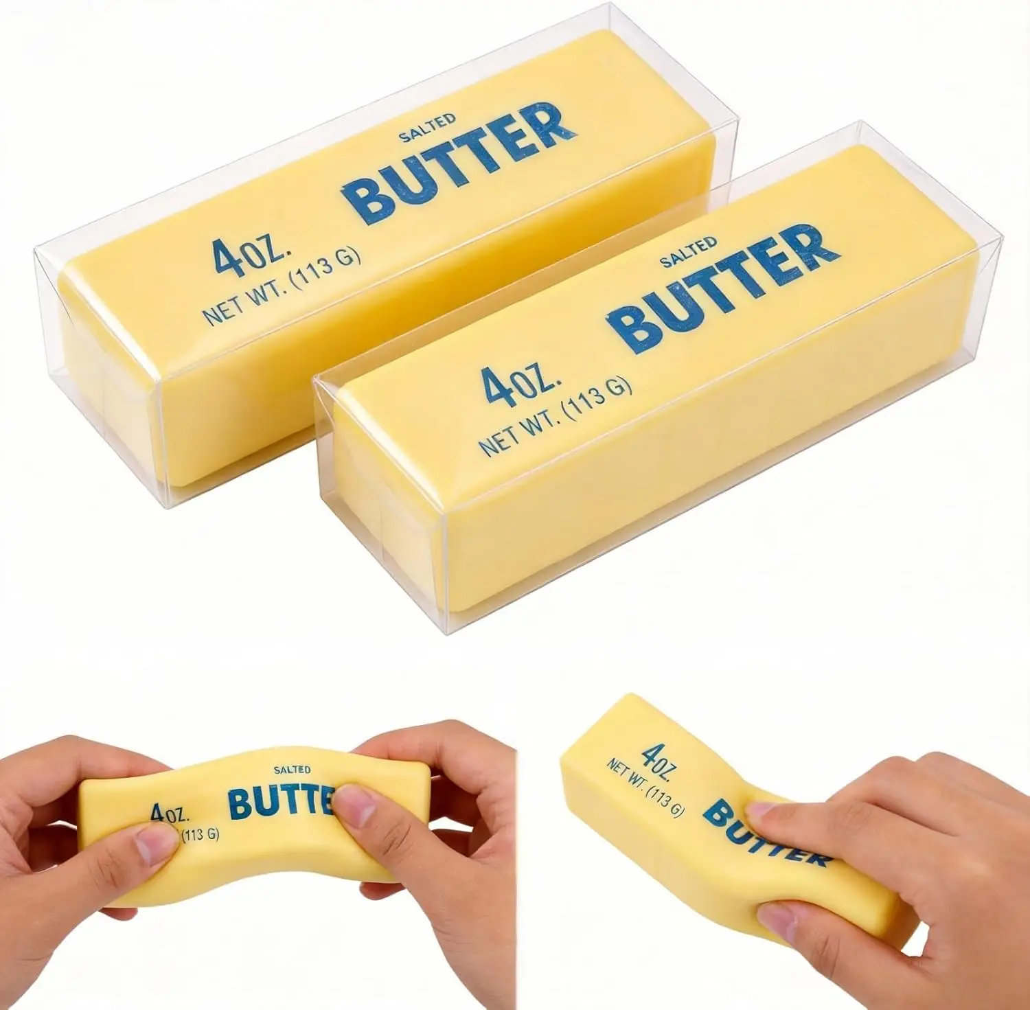 Dumpling Shaped Slow Rising Squishy Butter Squeeze Toy Soft Sensory Fidget Toy Anxiety Stress Relief Party Gifts