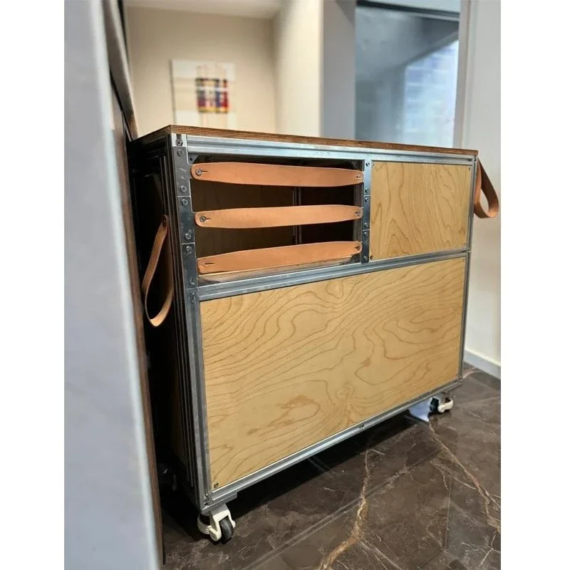 

Mobile island coffee cabinet, ocean board bar counter, dining side cabinet