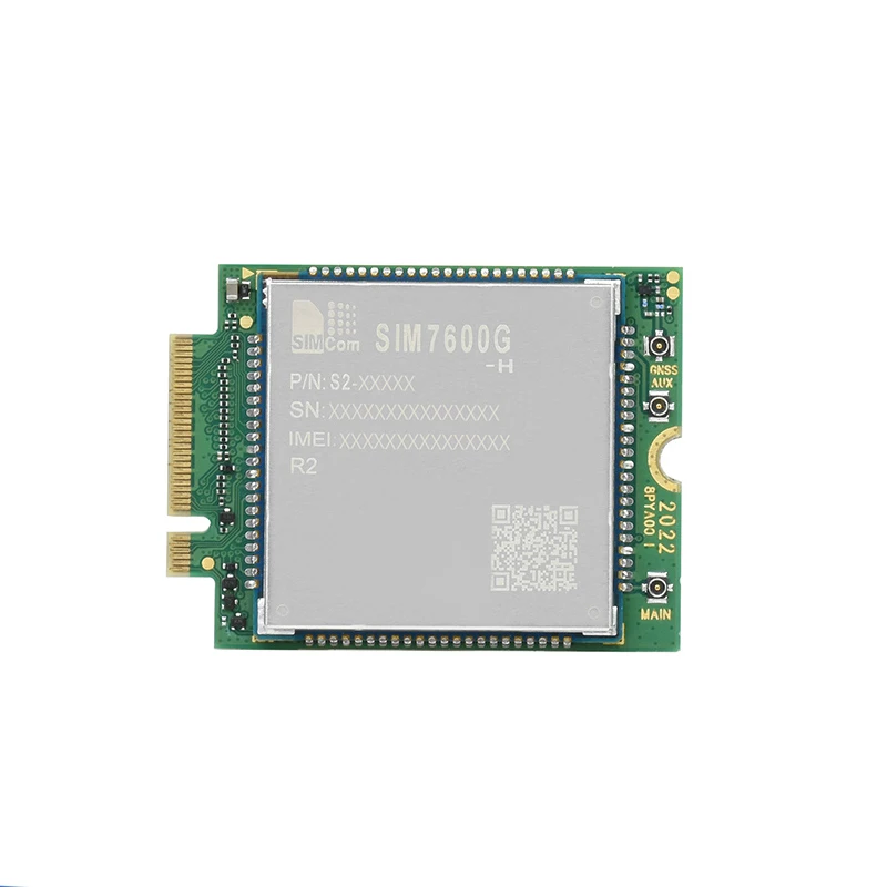 

SIMCOM SIM7600G-H LTE Cat4 M.2 module LTE UMTS GSM networks with global coverage NGFF intereface GNSS receiver