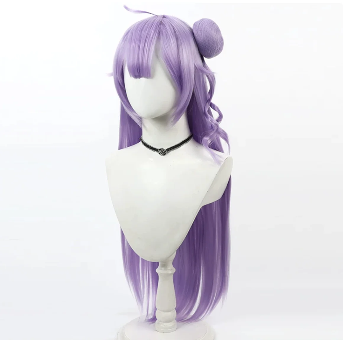 Halloween Carnival Party Game Azur Lane HMS Unicorn Cosplay Long Purple Hair Wig