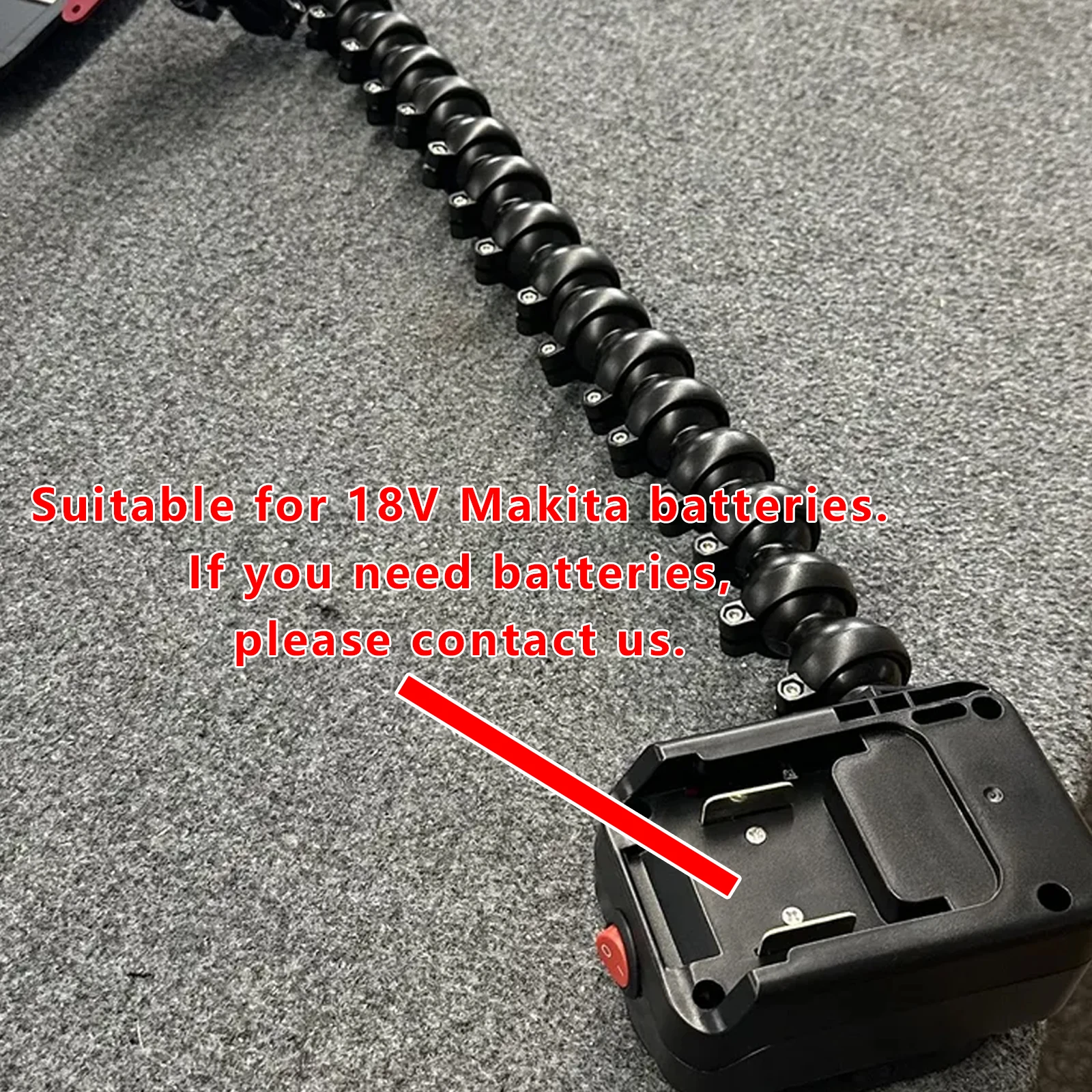 Electric Suction Cup and Adjustable Bracket, for Automotive Dent Repair PDR Lights, Striped Plate